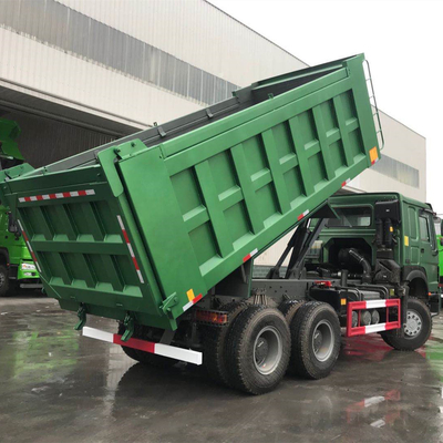 6X4 HOWO Sinotruk 371 Dumper Truck con sistema di sterzo Zf8118 e certificazione ISO
