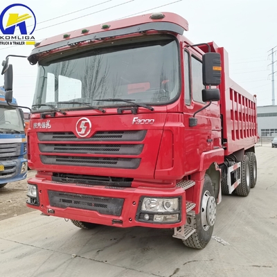 Camion pesante Shacman usato con dimensioni del secchio di 20cbm 5600X2300X1500 e ≤5 posti