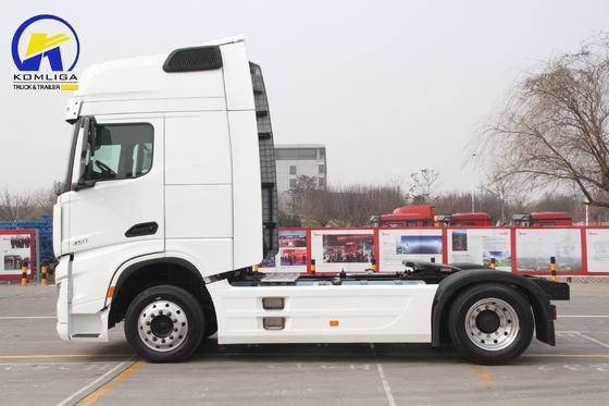 Usato Shacman 4X2 6tyles Semi Trailer Tractor Truck Perfetto per i mercati di campagna