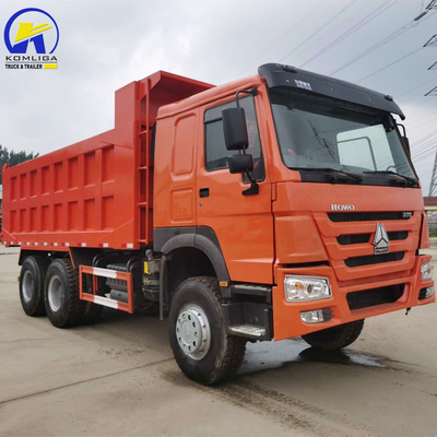 Usato HOWO Dump Truck 6X4 336HP con cambio manuale in buone condizioni