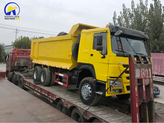 Usato HOWO 6X4 Dump Truck 375 HP Left Hand Drive Mining Tipper Truck con motore D12.42
