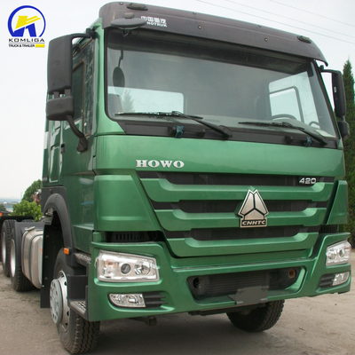 Sinotruk HOWO 6X4 420HP 10 ruote Prime Mover trattore Testa del trattore Trasmissione manuale