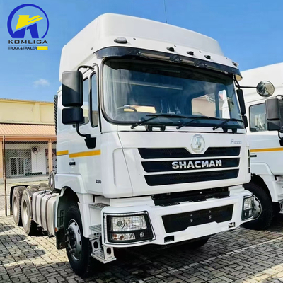 Uomo 16 tonnellate riduttore a due fasi 6.5 Rapporto velocità Shacman 6X4 Prime Mover Head Truck