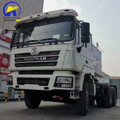 Uomo 16 tonnellate riduttore a due fasi 6.5 Rapporto velocità Shacman 6X4 Prime Mover Head Truck