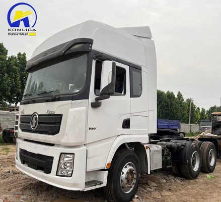 Uomo 16 tonnellate riduttore a due fasi 6.5 Rapporto velocità Shacman 6X4 Prime Mover Head Truck