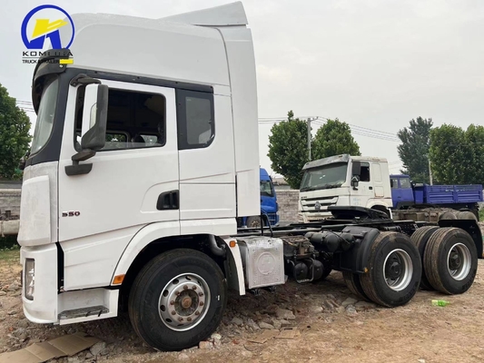 Uomo 16 tonnellate riduttore a due fasi 6.5 Rapporto velocità Shacman 6X4 Prime Mover Head Truck