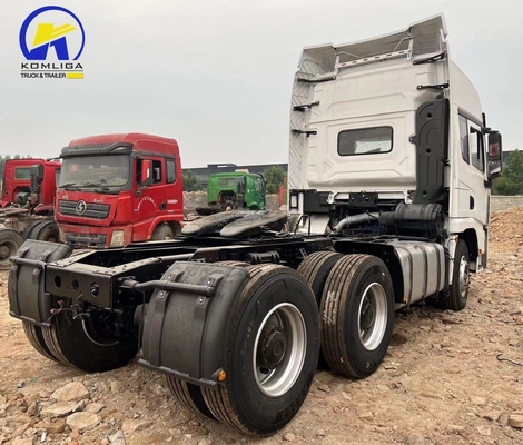 Uomo 16 tonnellate riduttore a due fasi 6.5 Rapporto velocità Shacman 6X4 Prime Mover Head Truck