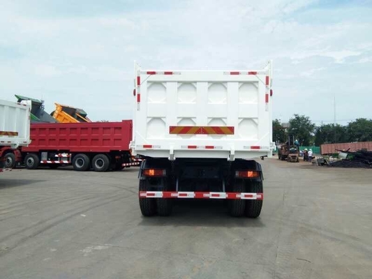 Usato Shacman Heavy Duty 6X4 Tipper Truck con stile di sollevamento frontale colore giallo