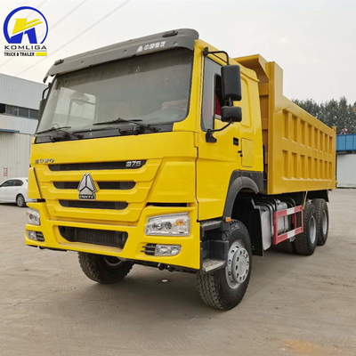 Sinotruk HOWO 375HP Dump Truck con alta potenza 351-450hp in buone condizioni