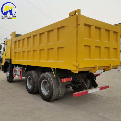 Sinotruk HOWO 375HP Dump Truck con alta potenza 351-450hp in buone condizioni