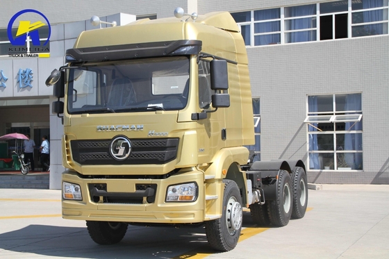 Guida pesante 6X4 380HP Shacman F3000 trattore Usato camion testa con motore diesel