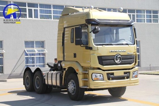 Guida pesante 6X4 380HP Shacman F3000 trattore Usato camion testa con motore diesel