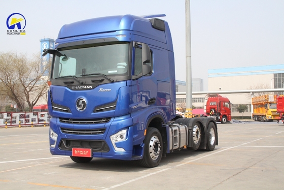 Shacman X6000 10 ruote 380 HP camion trattore con Euro 2 standard di emissioni e cabina a tetto piatto