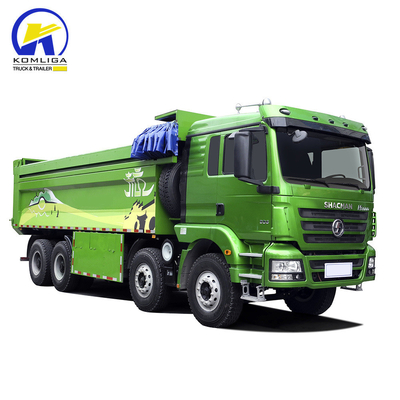Shacman 8X4 Dump Truck per la pietra di sabbia Heavy Duty Hw76 Cab 351-450hp Potenza