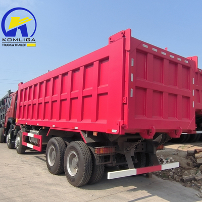 Sinotruk HOWO 8X4 Dump Truck con grande capacità e Yellow Dumping