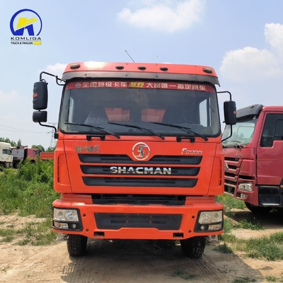 8X4 Shacman Dump Truck pneumatico usato Certificazione GCC 16tons Capacità di carico Asse posteriore