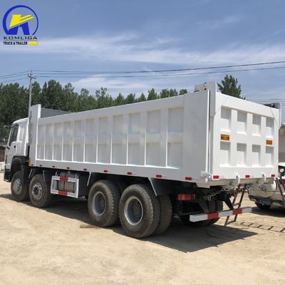 Sinotruk HOWO 375HP 8X4 12wheel Rhd LHD 60ton Used Tipper Dump Truck per la costruzione