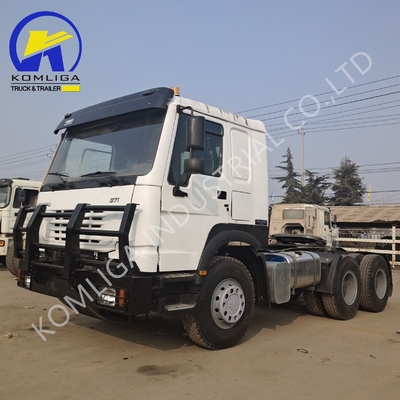 Camion a testa di trattore usato Sinotruk HOWO 6X4 con capacità di carico da 40-60 tonnellate