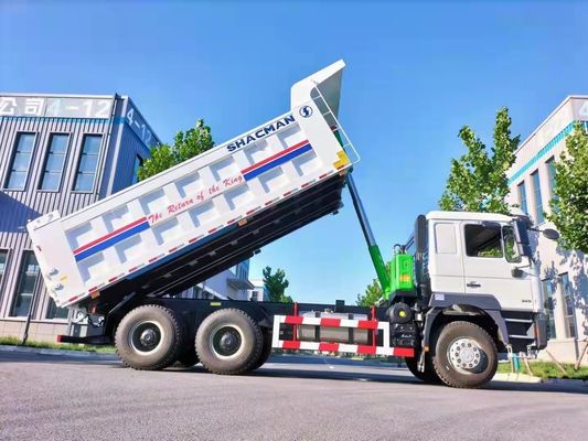 6X4 Heavy Duty Shacman Tipper Truck Dump Truck con 9 tonnellate di capacità di carico
