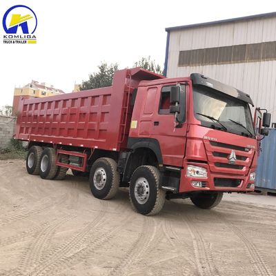 HOWO 12 ruote 8X4 camion di scarico camion di ribaltamento con 20cbm dimensione del secchio 5600X2300X1500