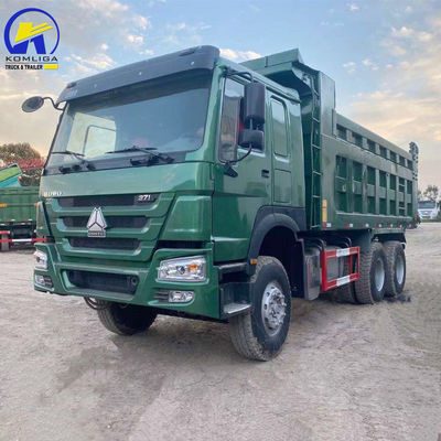 Sinotruck usato HOWO Dump Truck 6X4 20-30 tonnellate Camionetti a gomma Euro 2 Potenza 351-450 CV
