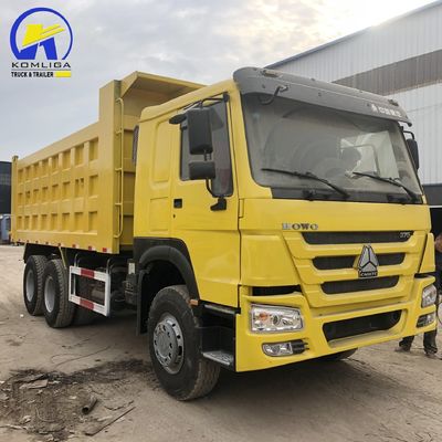 Sinotruck usato HOWO Dump Truck 6X4 20-30 tonnellate Camionetti a gomma Euro 2 Potenza 351-450 CV