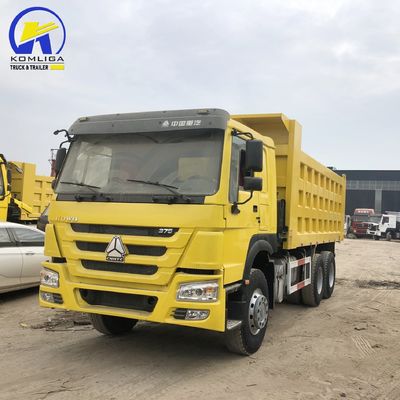 Sinotruck usato HOWO Dump Truck 6X4 20-30 tonnellate Camionetti a gomma Euro 2 Potenza 351-450 CV