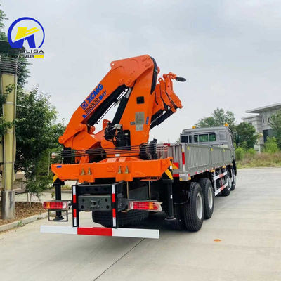 Scala di sollevamento anteriore 50 tonnellate gru di camion mobile con LHD / RHD volante a prezzi accessibili