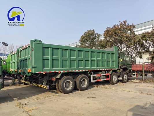 Giallo 11500*2500*3400mm HOWO Sinotruk 8X4 371HP 400HP 430HP Truck pesante