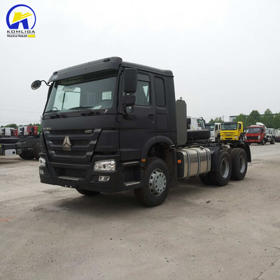 Euro 2 Emissioni 420 HP Sinotruk HOWO Usato camion trattore per motore primario pesante
