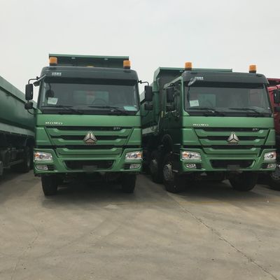 Cisterna di carburante da 300L personalizzazione 12 ruote e usato HOWO 8X4 Dump Truck con sollevamento anteriore