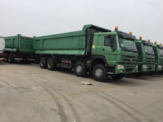 Cisterna di carburante da 300L personalizzazione 12 ruote e usato HOWO 8X4 Dump Truck con sollevamento anteriore