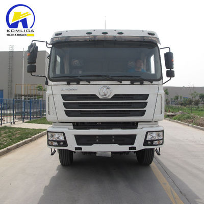 10 ruote Shacman tipper truck con sollevamento anteriore Diesel 8500*2500*3400mm e usato