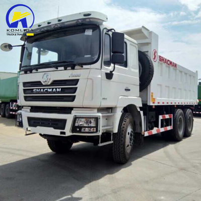 10 ruote Shacman tipper truck con sollevamento anteriore Diesel 8500*2500*3400mm e usato
