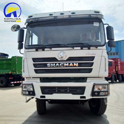 10 ruote Shacman tipper truck con sollevamento anteriore Diesel 8500*2500*3400mm e usato