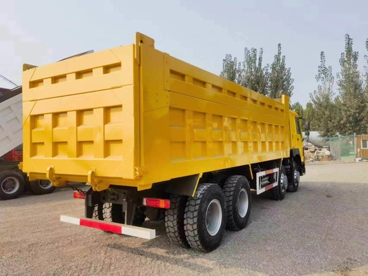 Sinotruk Heavy Duty 12 ruote 8X4 HOWO Dump Truck Tipper Truck per LHD/Rhd ruota motrice