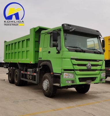 Sollevamento anteriore 10 ruote 6X4 371HP 375HP 30 tonnellate Used Tipper Trucks Dump Truck