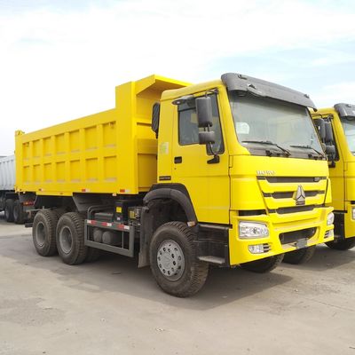 6X4 Sinotruk HOWO Dump Truck Tipper Truck Ventral Tipper Sedile di sollevamento idraulico ≤5