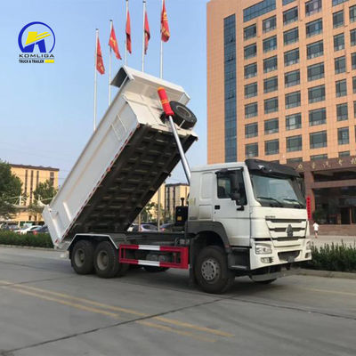 6X4 Sinotruk HOWO Dump Truck Tipper Truck Ventral Tipper Sedile di sollevamento idraulico ≤5