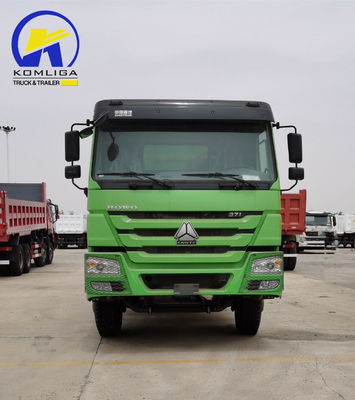 351-450hp Sinotruck HOWO Usato 6X4 20cbm Hyva Hoist Dump Truck con 2 set di asse posteriore