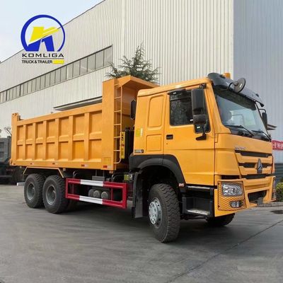 Cab Hw76 Camion Benne Sinotruck HOWO 6X4 10wheels Dump Truck Trasmissione Hw19710