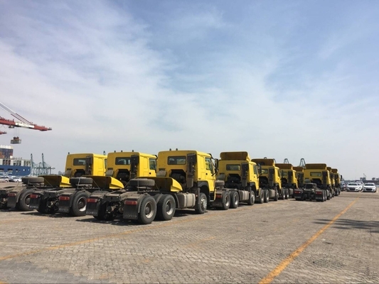 Camion-trattore usato Sinotruk HOWO 6X4 10 ruote Camion-tracco Capacità di carico 21-30 t
