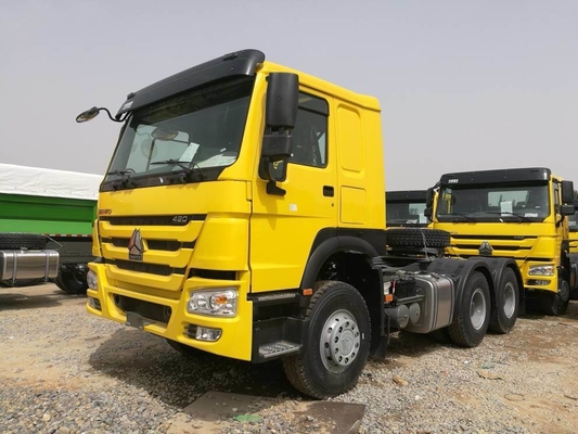 371-420 HP Sinotruk HOWO 6X4 Trailer Truck Head Mini Tractor Truck con asse posteriore Hc16