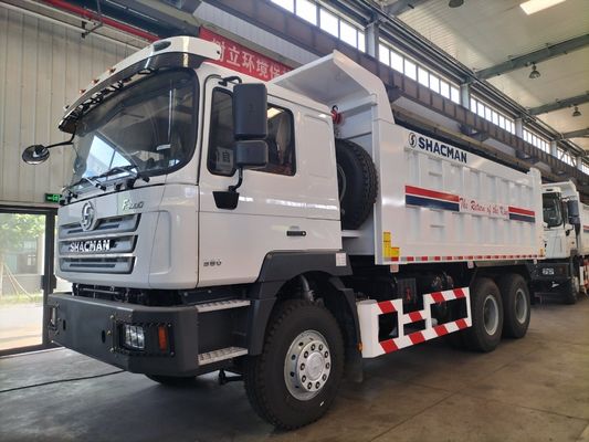 Shacman 6X4 camion a ribaltatore con sollevamento frontale e 20cbm dimensione del secchio 5600X2300X1500
