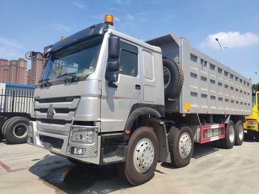Buone condizioni di seconda mano HOWO 8X4 12 ruote Dump Tipper Truck con certificazione DOT