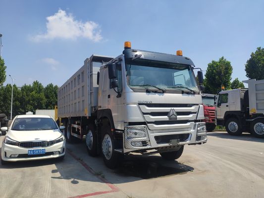 Buone condizioni di seconda mano HOWO 8X4 12 ruote Dump Tipper Truck con certificazione DOT
