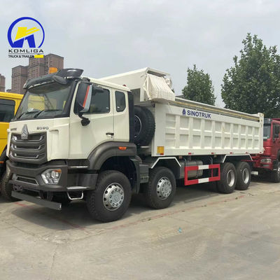 Modello 2019 Sinotruk HOWO Usato 8X4 12 ruote Dump Truck Zf8118 Sistema di sterzo e secchio