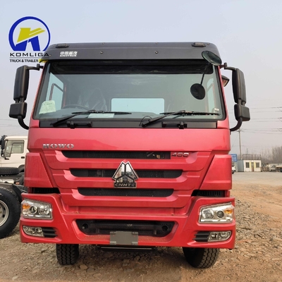 6X4 ruota motrice usata Sinotruk HOWO 10 ruota di trazione capo rimorchio camion con cabina a/c