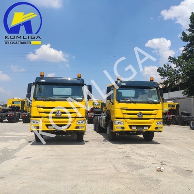 Euro 2 Camionetto a rimorchio di carico Capo di trasloco manuale utilizzato Sinotruk HOWO