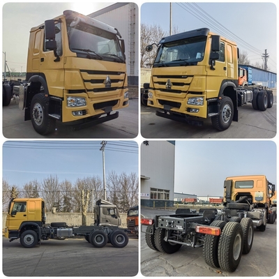 Usato Sinotruk HOWO T7 Hohan 6X4 10 ruote 340HP 380HP 400HP 430HP camion trattore con parti